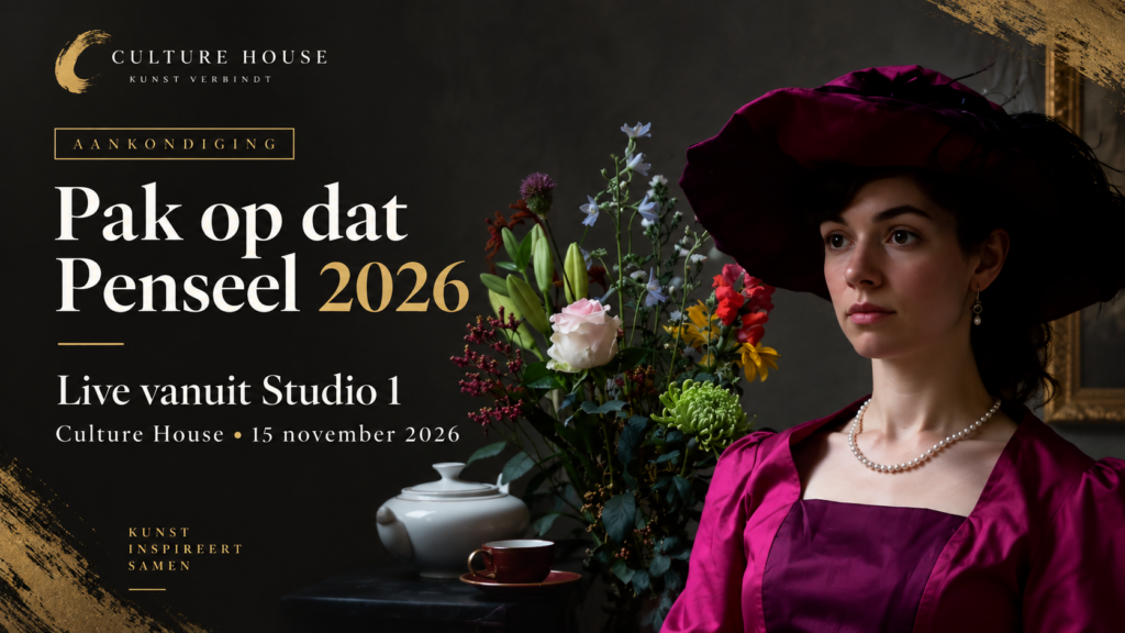 Pak op dat Penseel 2026 live vanuit Studio 1 van Culture House